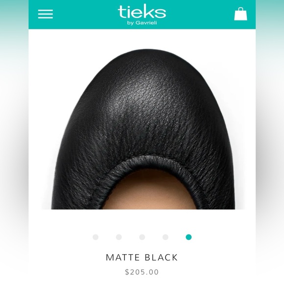 Tieks Matte Black Ballet Flats- Size 11 - Picture 11 of 14